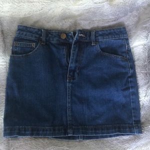 Jean skirt